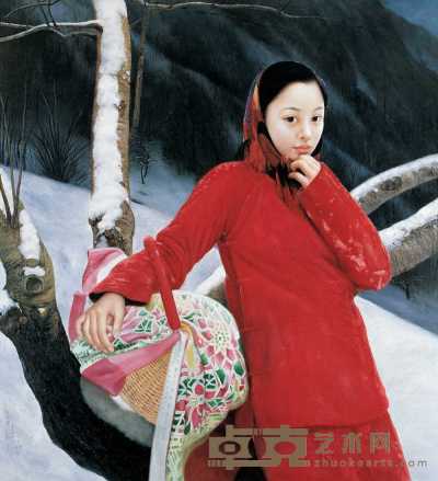 王沂东 2005年作 山喜鹊 120×110cm